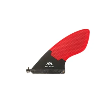 Pinna centrale Aqua Marina RACING US BOX, nera, sistema US Box, 25 x 18,5 cm, B0303630