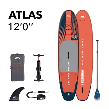 SUP Gonfiabile Aqua Marina ATLAS 12'0", BT-23ATP, arancione, 366 x 86 x 15 cm