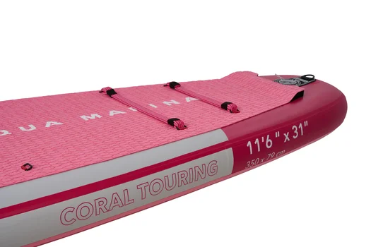 SUP Gonfiabile Aqua Marina CORAL TOURING 11'6", BT-CTPR, rosa, 350 x 79 x 15 cm - immagine 8
