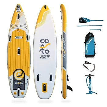 SUP Gonfiabile COASTO ARGO 11', PB-CARG110B, giallo, 335 &times; 84 &times; 15 cm
