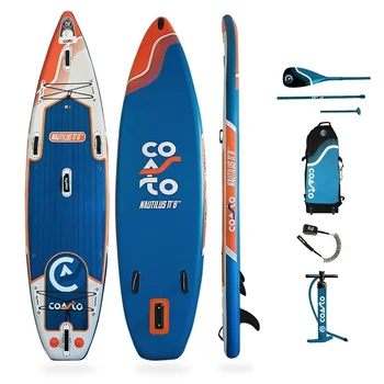 SUP Gonfiabile COASTO NAUTILUS 11'8",  PB-CNAU118B, blu, 355 &times; 86 &times; 15 cm