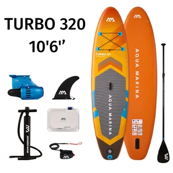 Aqua Marina SUP gonfiabile a motore TURBO 320 10'6", arancione, 320 × 81 × 15 cm, AMGO-320PFS